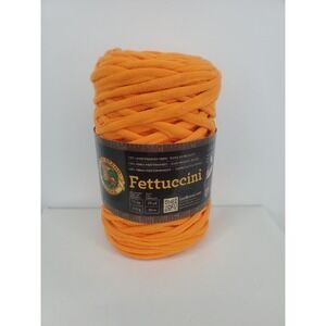 New Lion Brand Fettuccini Yarn 752 Orange‎ T-Shirt Yarn